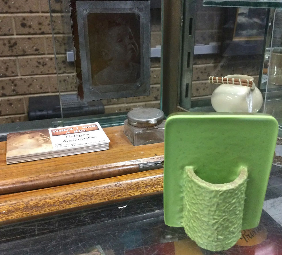 Thumbnail: Vintage Crystal Craft Toothpick Holder?