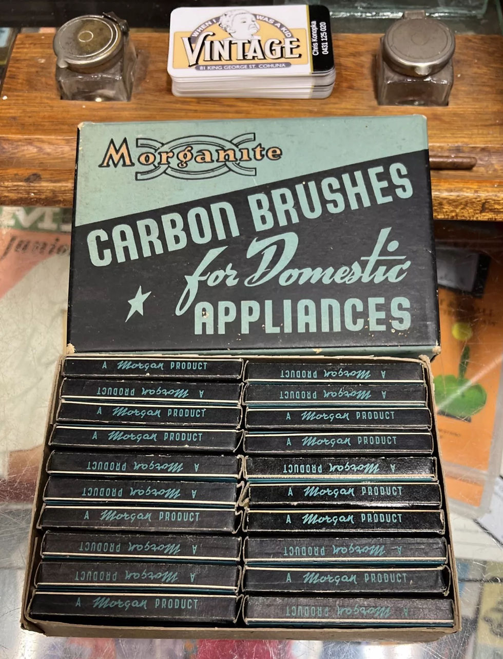 Thumbnail: Vintage Morganite Carbon Brushes For Domestic Appliances