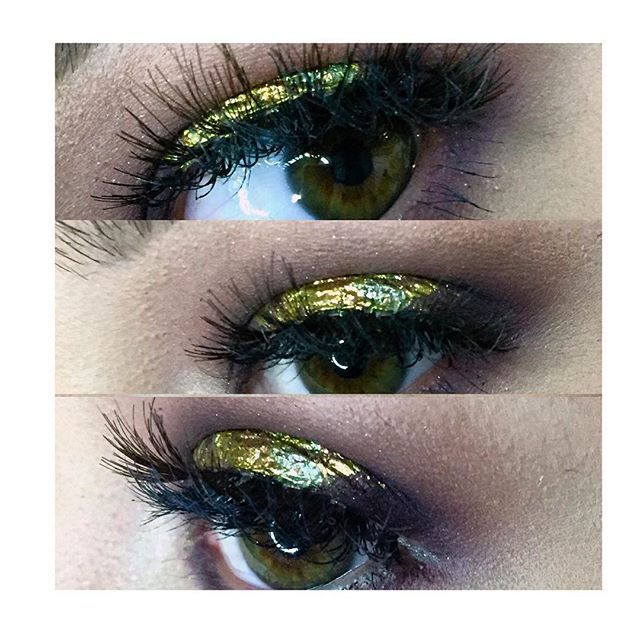 Had fun with some gold foil !! #gold #ma