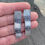Thumbnail: Stitched sterling silver studs