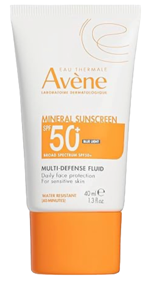 Avene Mineral Sunscreen Multi-Defense Fluid SPF50+
