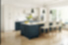 Stately Shaker Painted Ivory & Oxford Bl