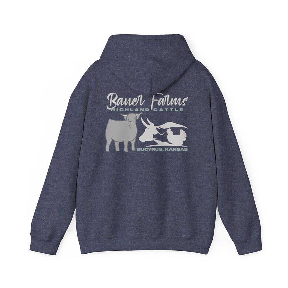 Thumbnail: Adults- Bauer Farms Highland Cattle Hoodie