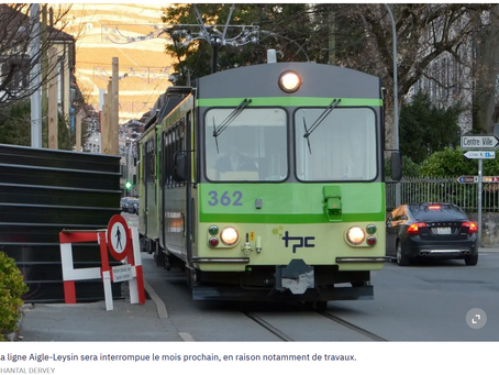 Chantiers à Aigle - Entre rail et routes, vingt-cinq ans de travaux en vue