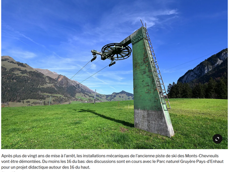 Sports d’hiver à Château-d’Œx - Le ski lift des Monts-Chevreuils bientôt démantelé