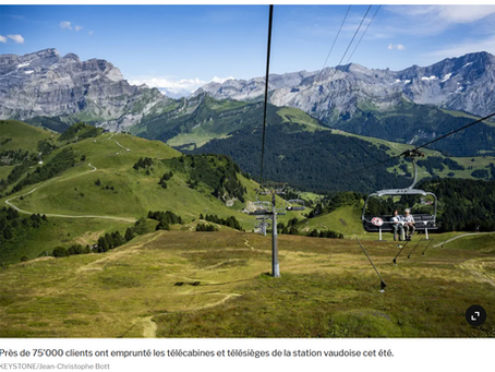 Villars-Gryon-Diablerets bat son record estival de fréquentation avec 75'000 visiteurs.