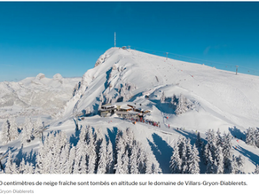 Les Alpes vaudoises ouvrent leurs pistes une semaine plus tôt.