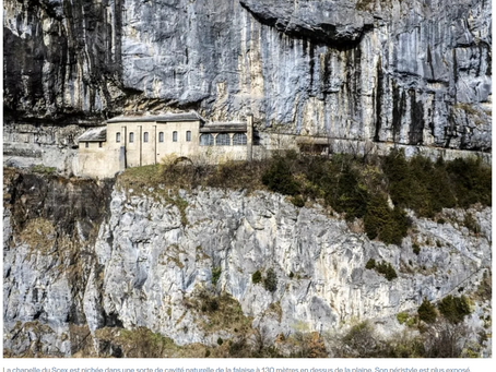 Saint-Maurice: la chapelle Notre-Dame du Scex doit être sécurisée pour la protéger des chutes de pierre