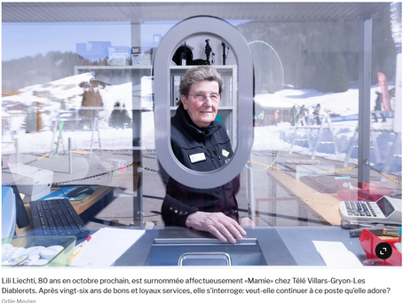 Alpes vaudoises - Lili, 80 ans, «le petit trésor» des Diablerets depuis 26 ans