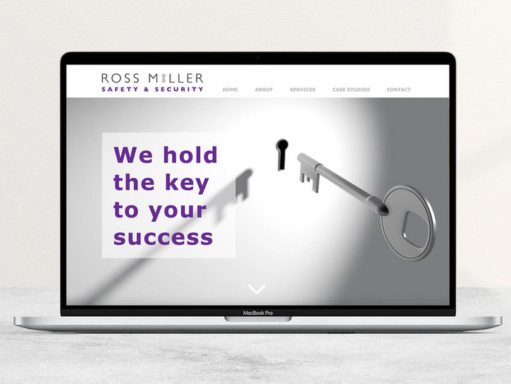 Ross Miller Safety & Security: Logo design, branding, website, print & social media. 