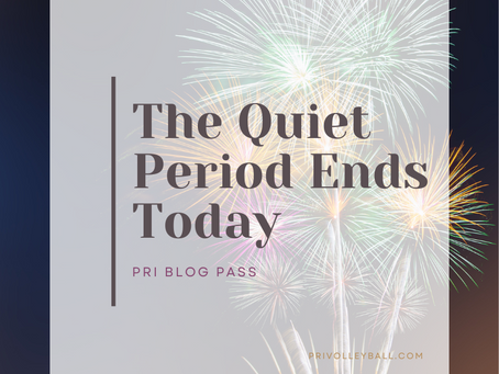 The Quiet Period Ends Today