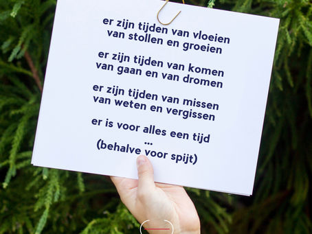 Er is voor alles een tijd