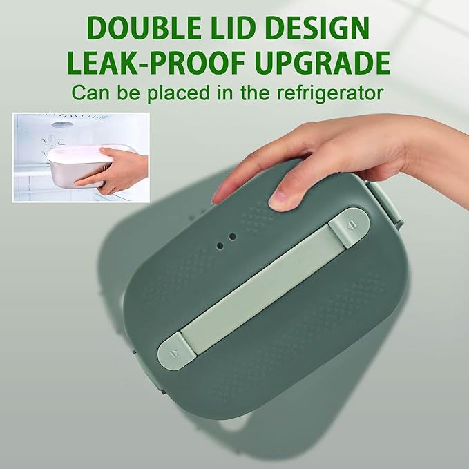 Thumbnail: Electric Lunch Box - 80W Heated Lunch Box 1.8L 4 in1 Portable Food Warmer.