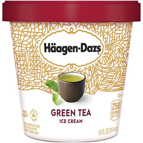 HAAGENDAZS Green Tea Ice Cream 14 fl oz Pints Ice Cream