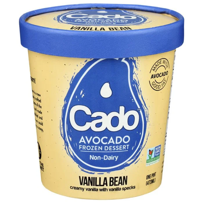 Cado Vanilla Bean Avocado-based Dairy-free Frozen Dessert 1pt