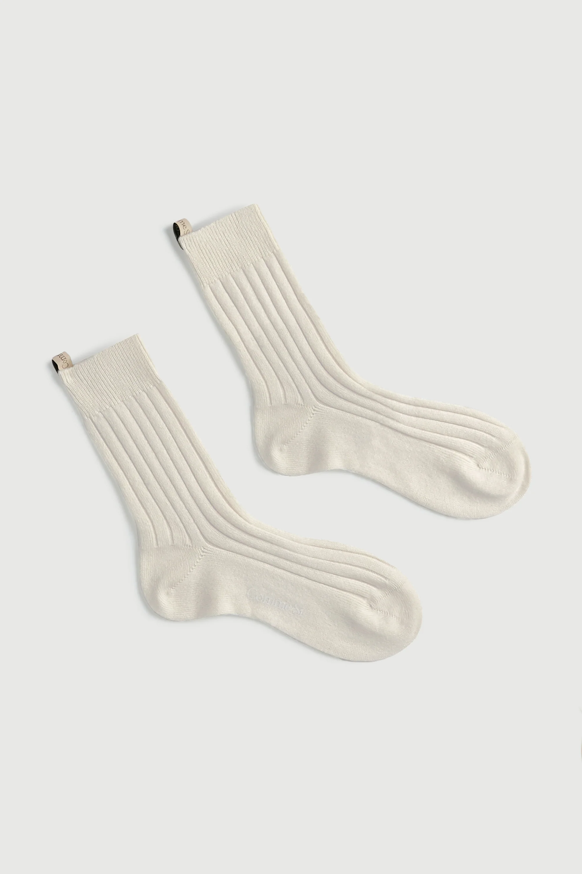 White Cashmere Socks