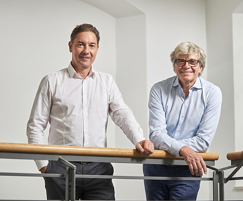 Alexander Stuchly und Gerhard Ludescher – Geschäftsführer der GL Bauprojekte GmbH in Vorarlberg