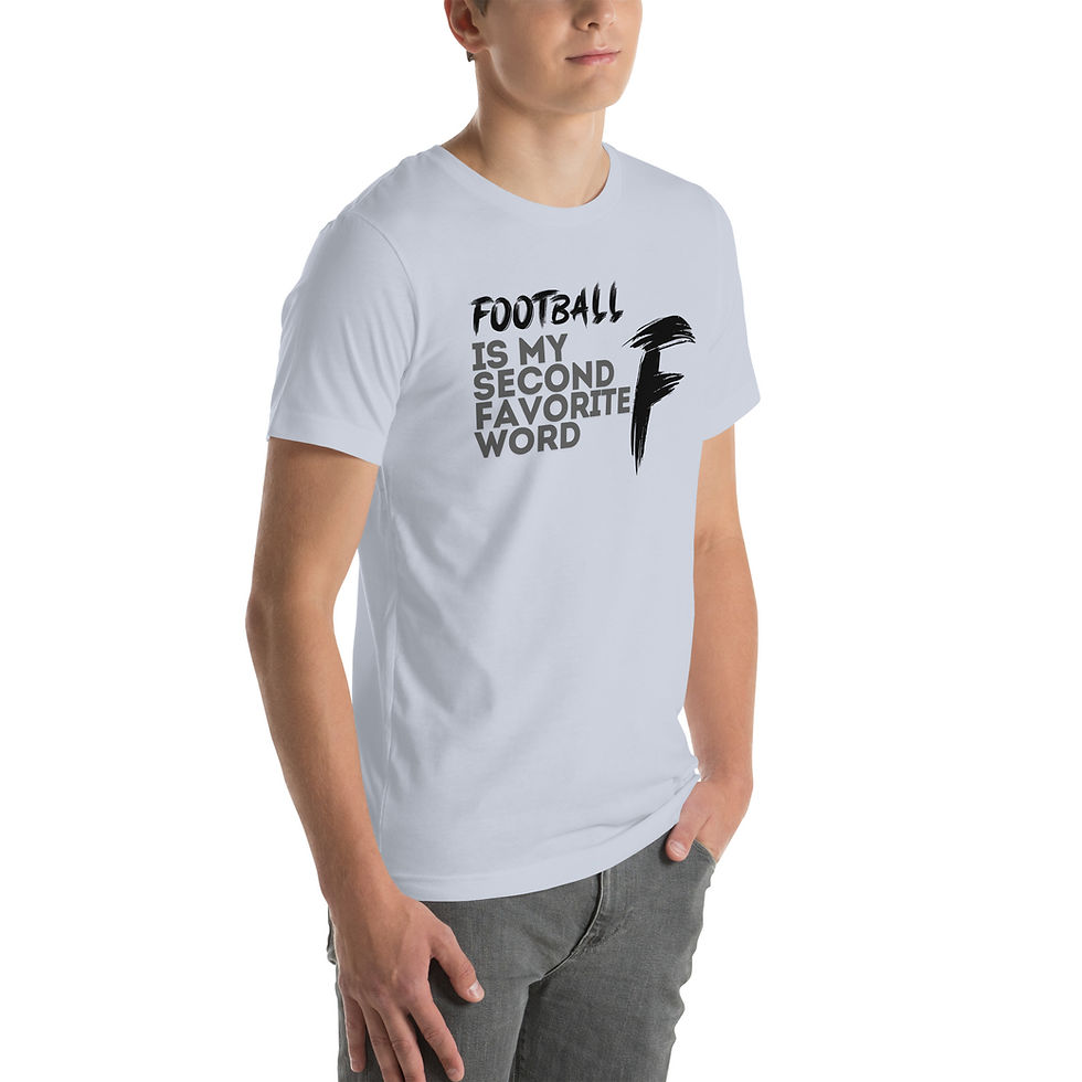 Thumbnail: Football Favorite Word Unisex T-shirt, brush