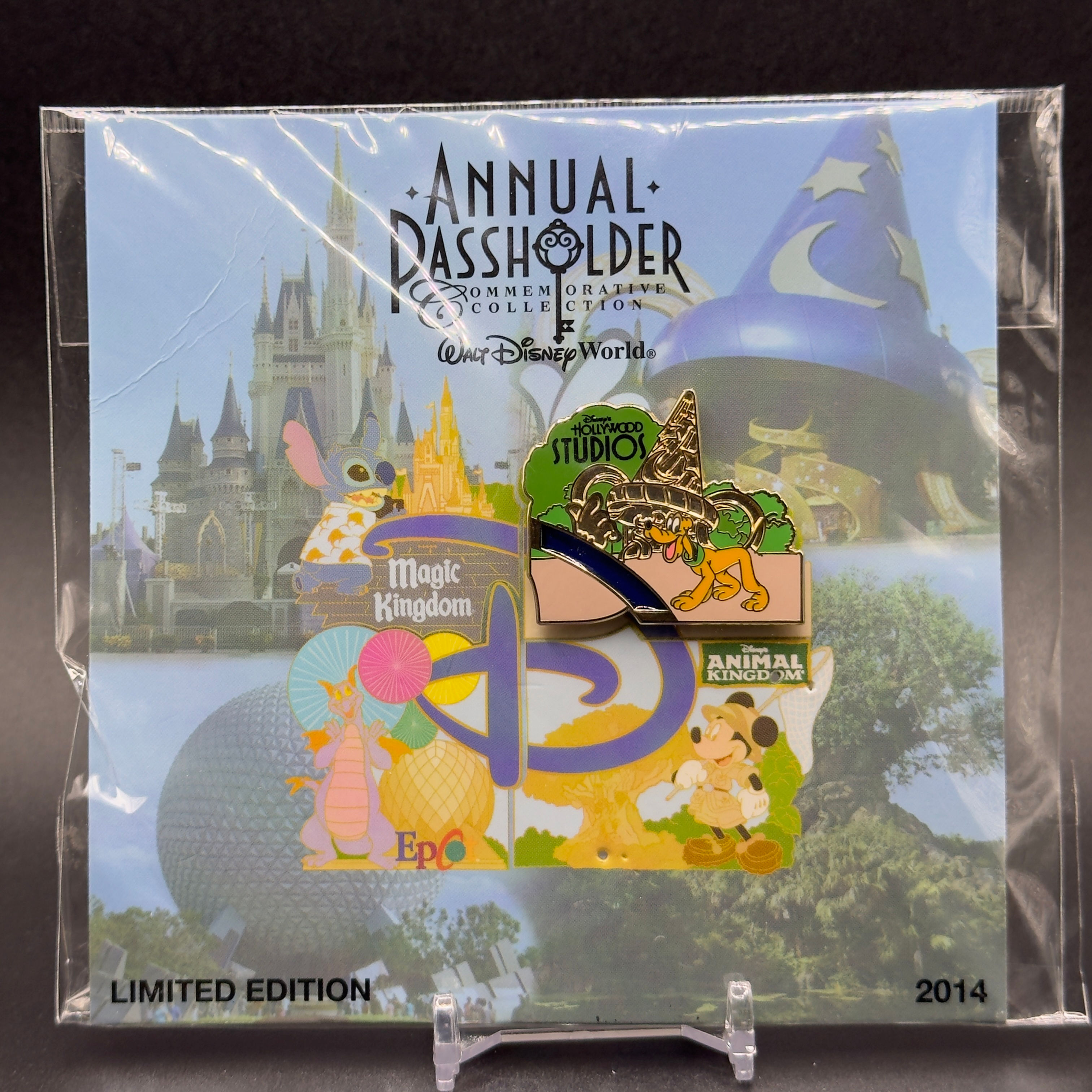2014 Disney Passholder Pluto at Hollywood Studios Limited Edition Pin