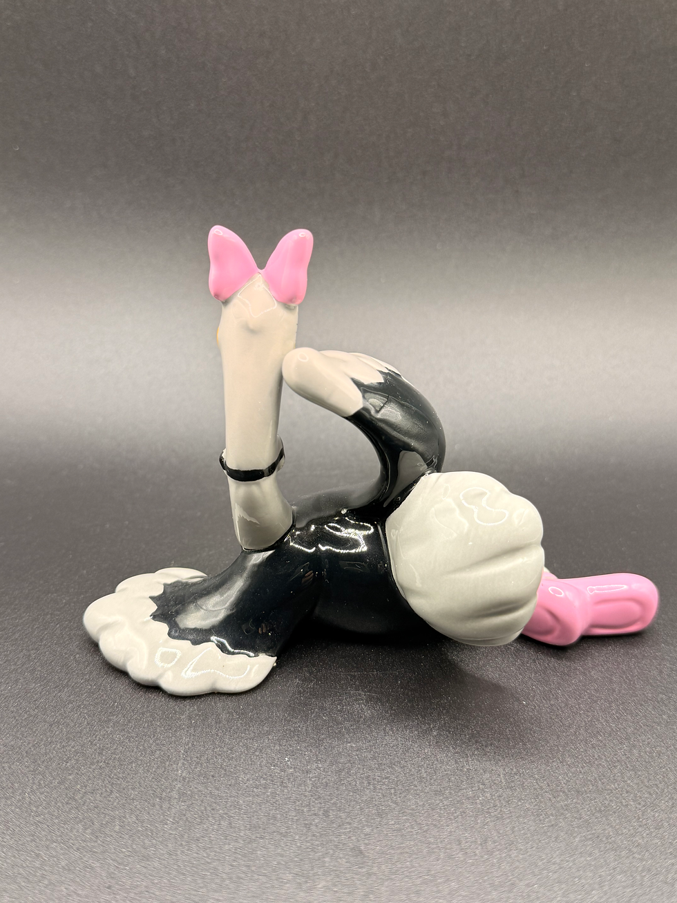 Thumbnail: Vintage Disney Fantasia Porcelain Figurines Madame Upanova, Ben Ali Gator, Broom