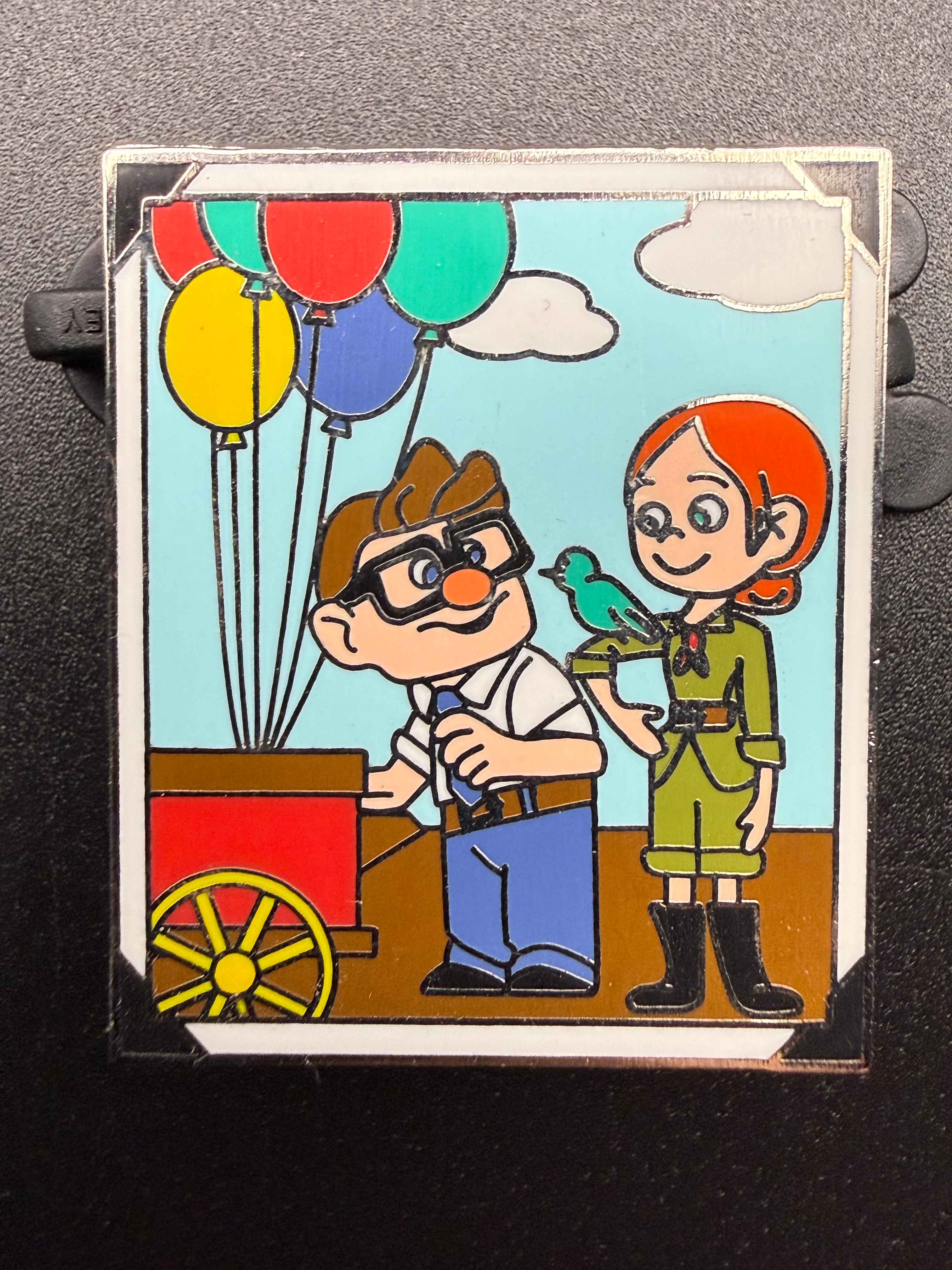 2014 Disney Up Thru The Years Carl and Ellie at Work Pin