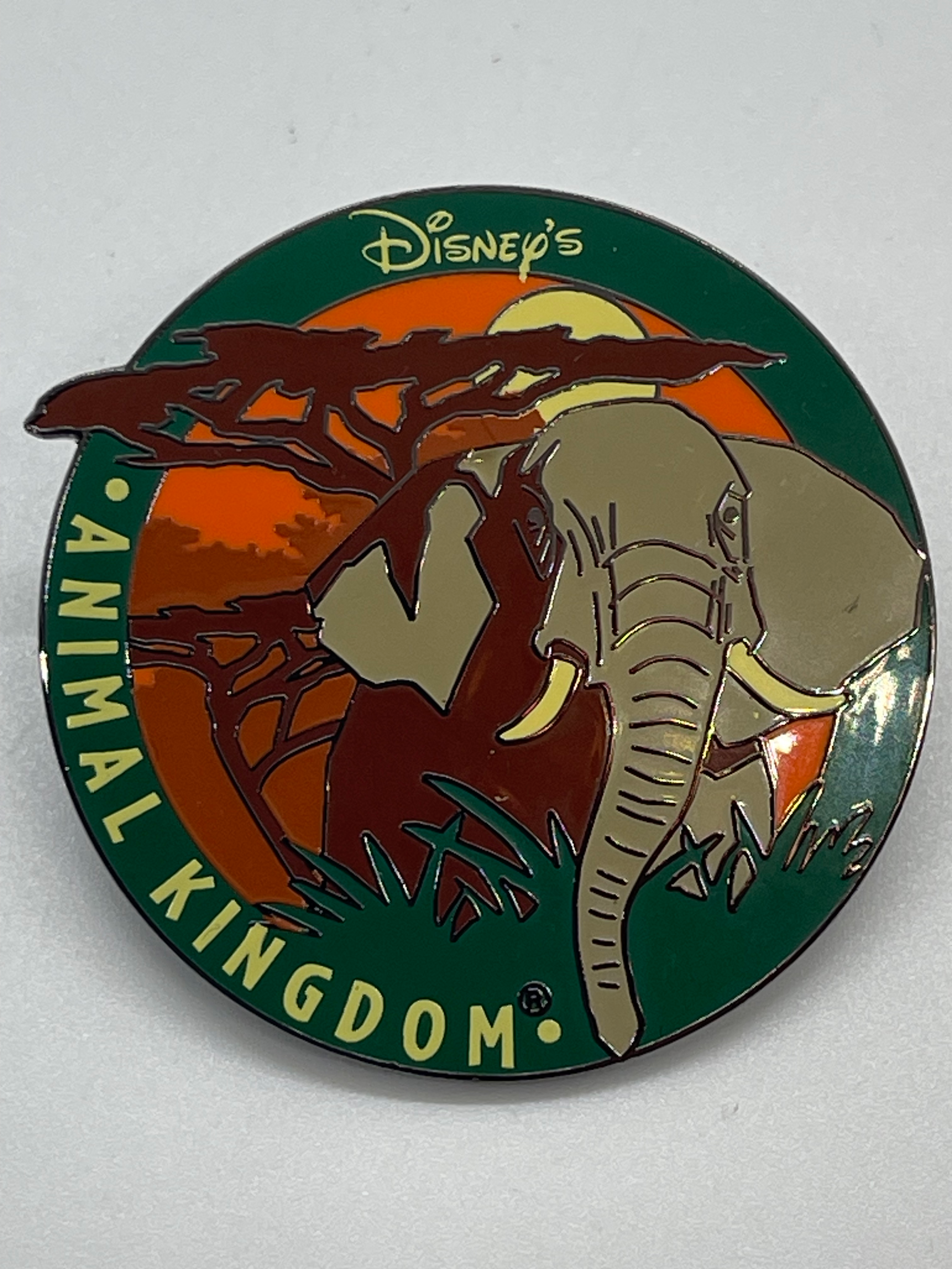 2001 Animal Kingdom Pin Celebration Elephant at Sunset Pin