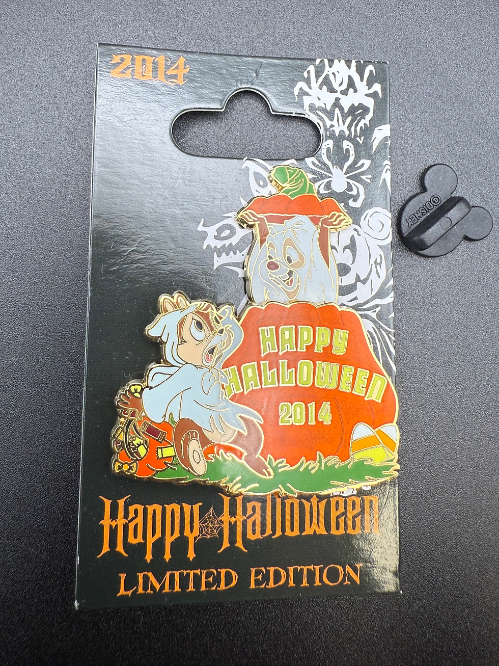 2014 Disney Halloween Chip & Dale Limited Edition Pin
