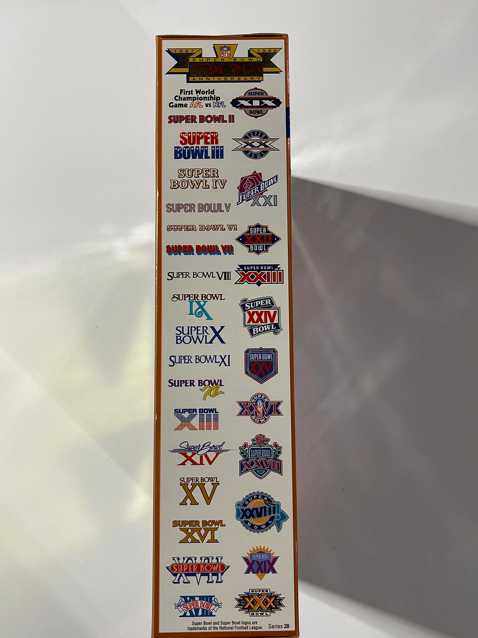 Thumbnail: 1996 Vintage Wheaties Super Bowl 30th Anniversary Unopened Box