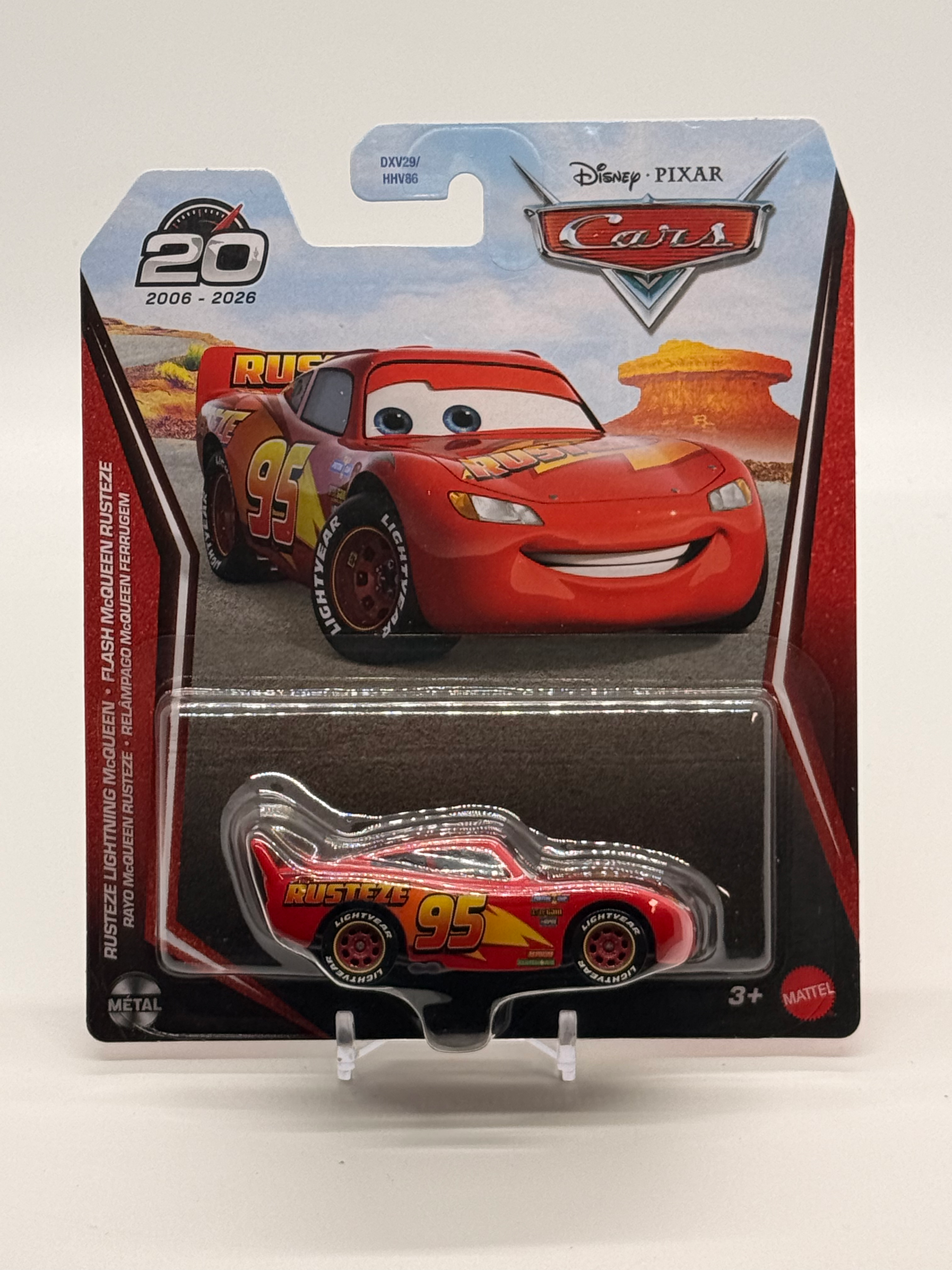 Disney Pixar Cars Diecast Rust-eze Lightning McQueen 20th Anniversary 2026