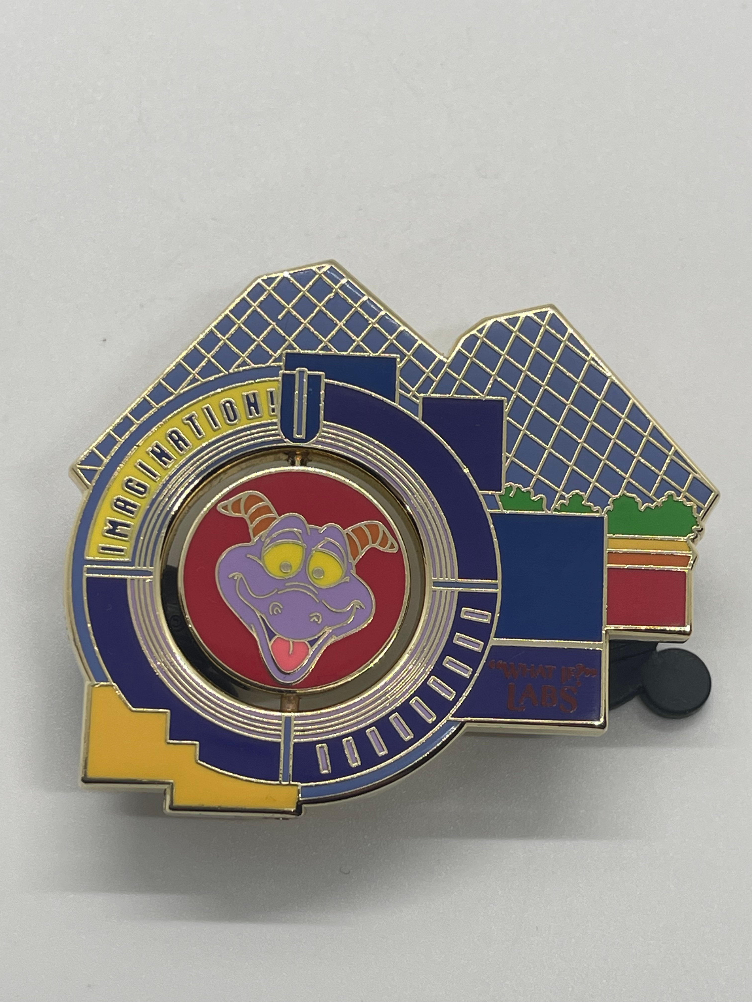 2011 Journey Into Imagination Reveal Conceal Mystery Figment at Pavilion Pin