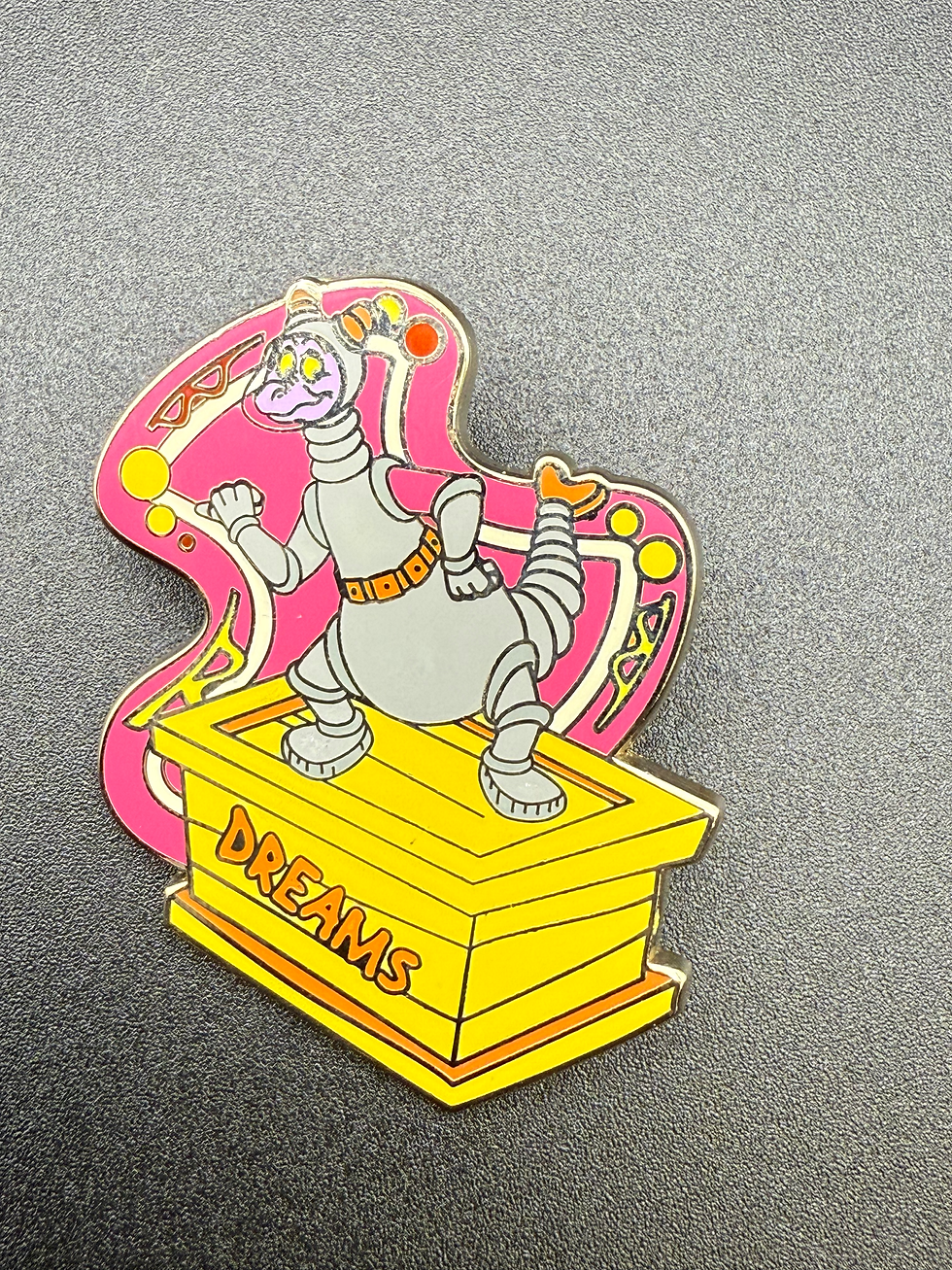 2011 Journey Into Imagination Reveal Conceal Mystery Figment as Astronaut Pin