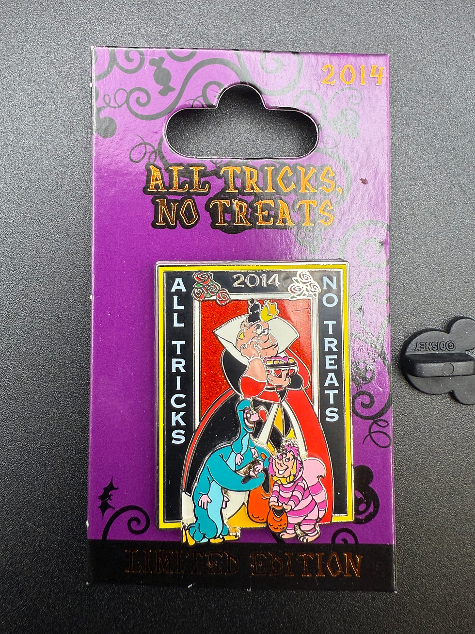 2014 Disney All Tricks No Treats Queen of Hearts Pin