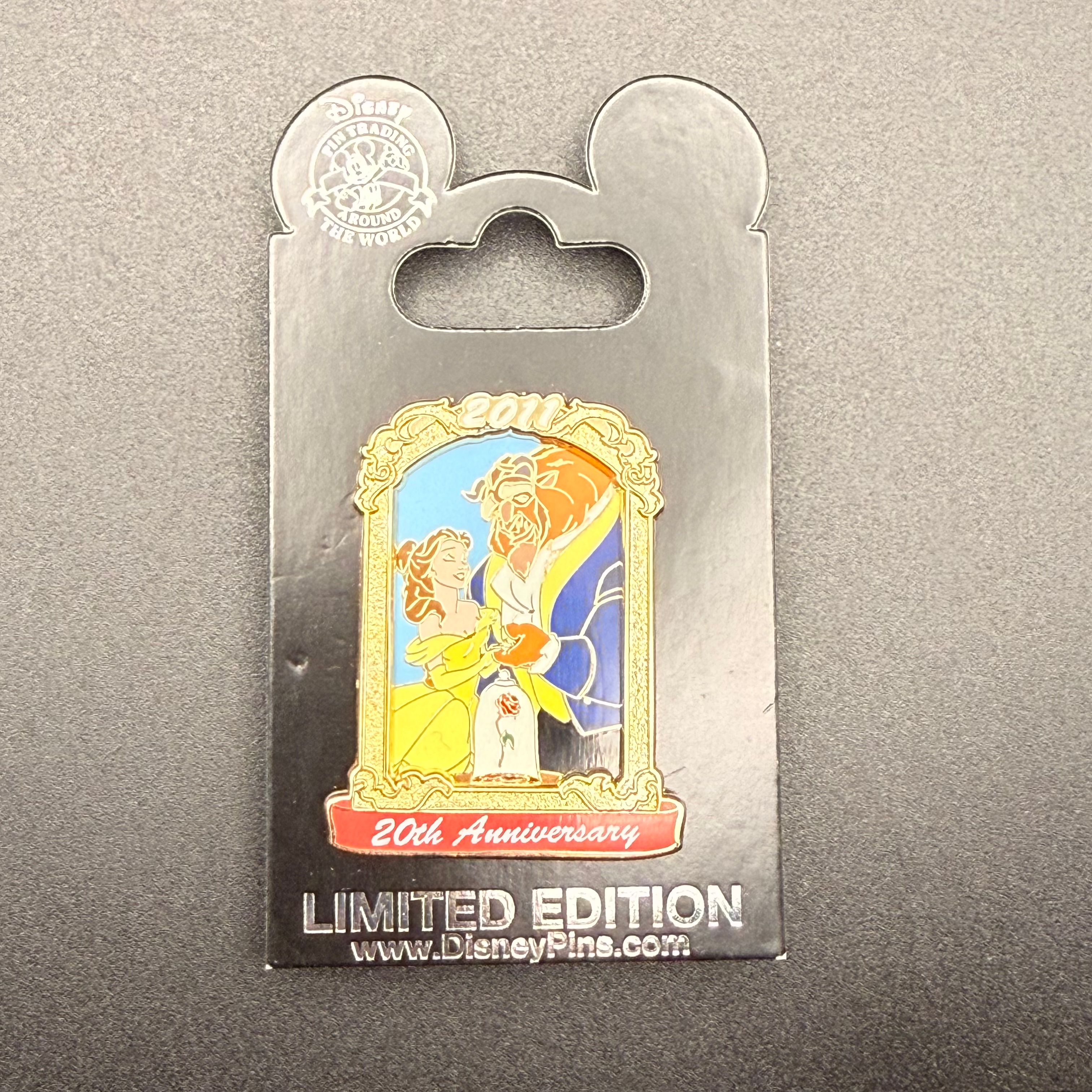 2011 Disney's Beauty and the Beast 20th Anniversary Limited Edition Pin