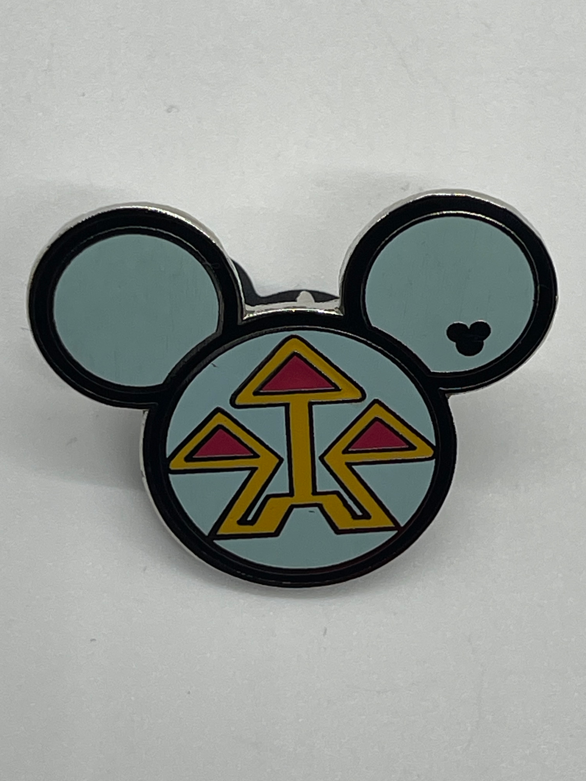 2009 Disney Hidden Mickey Fun Icons Wilderness Explorer Logo Pin