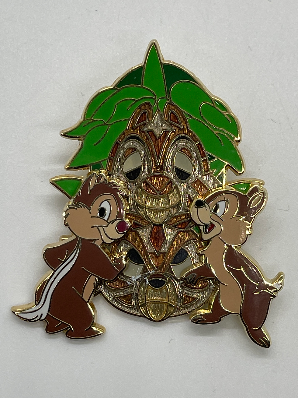2005 Tiki Character Masks Chip and Dale Pin