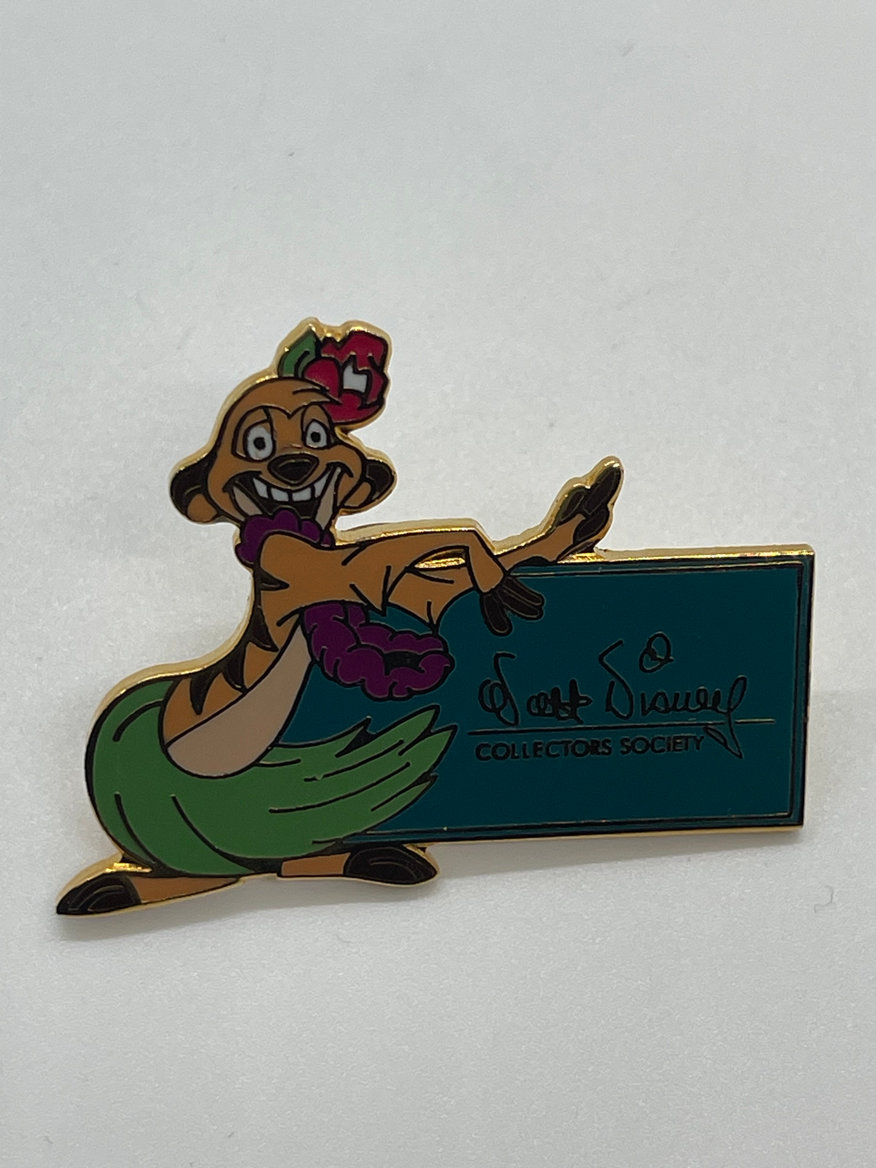 1998 WDCC Collector's Society Timon Hula Pin