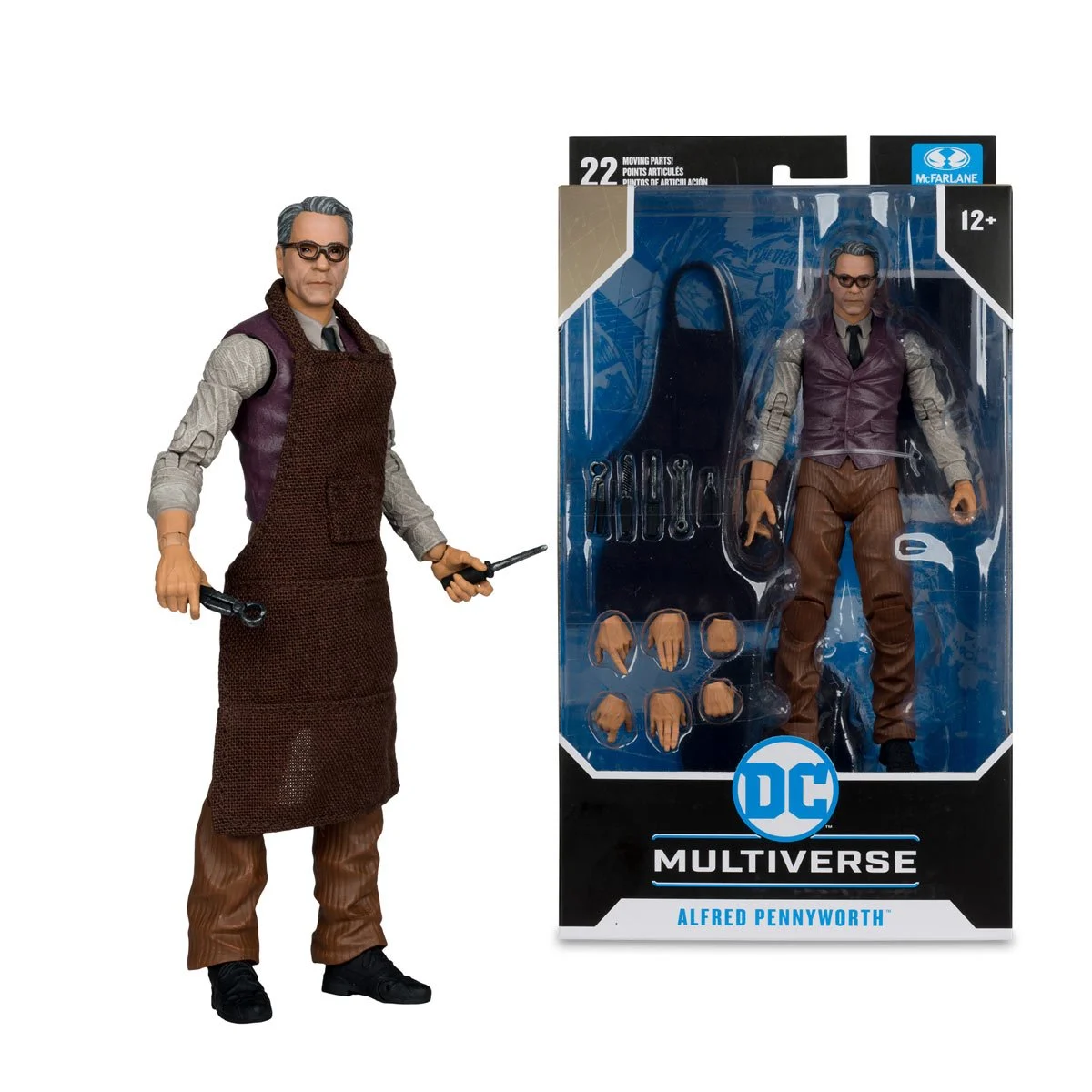 McFarlane DC Multiverse Alfred Pennyworth Batman vs Superman Theatrical Wave 3