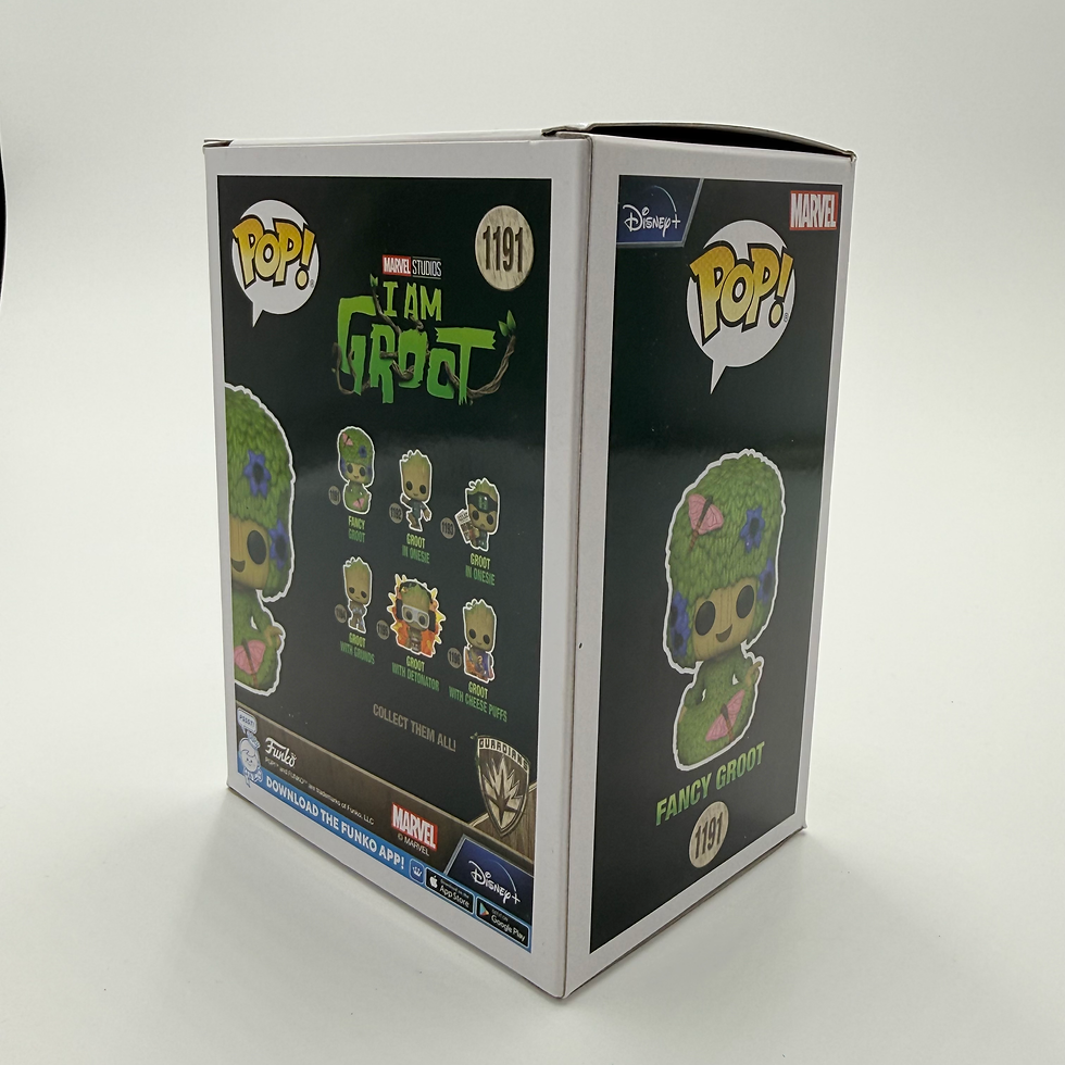 Thumbnail: Funko Pop! I Am Groot Fancy Groot #1191 Flocked B&N Exclusive