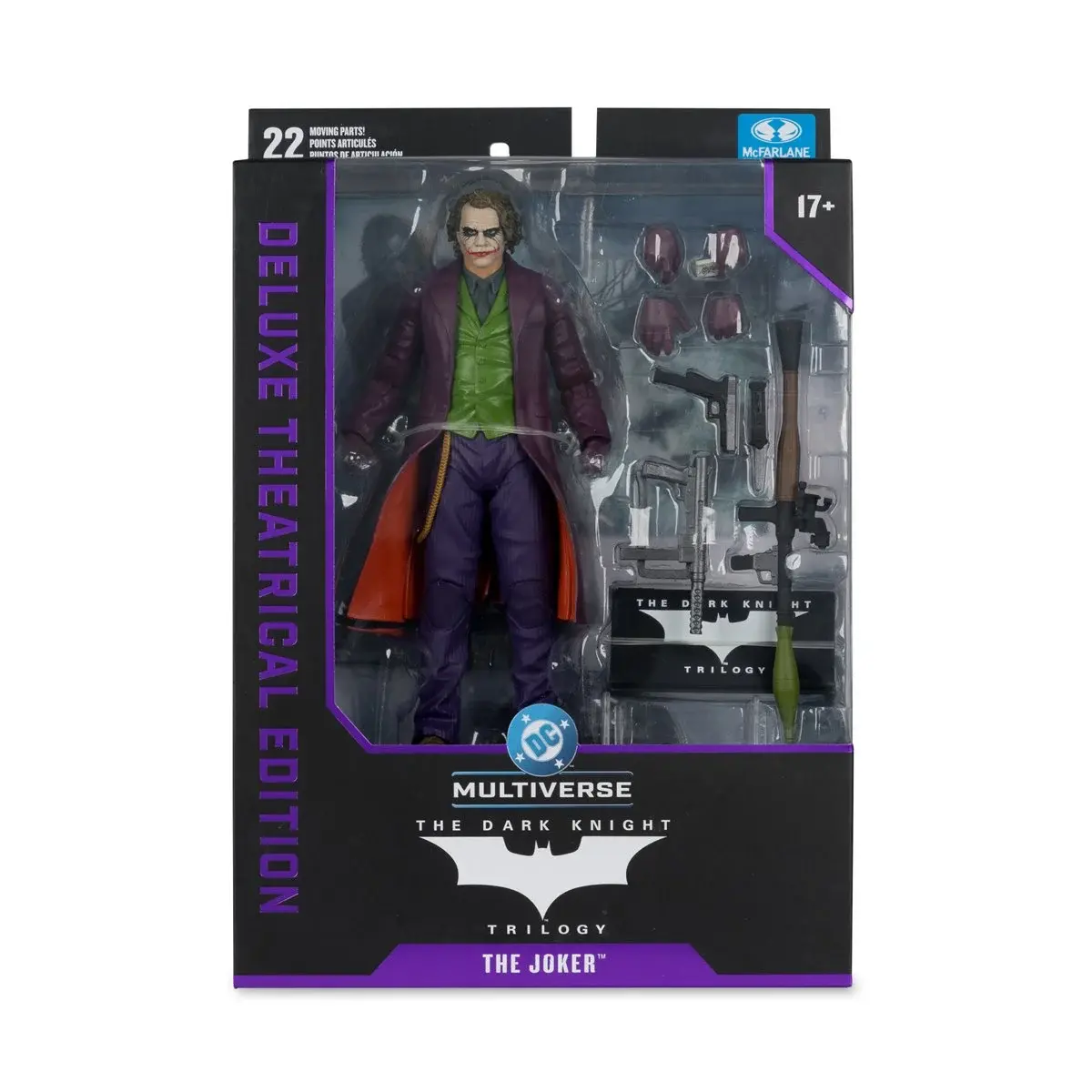 McFarlane DC Deluxe Theatrical Edition The Dark Knight Joker 7" Action Figure