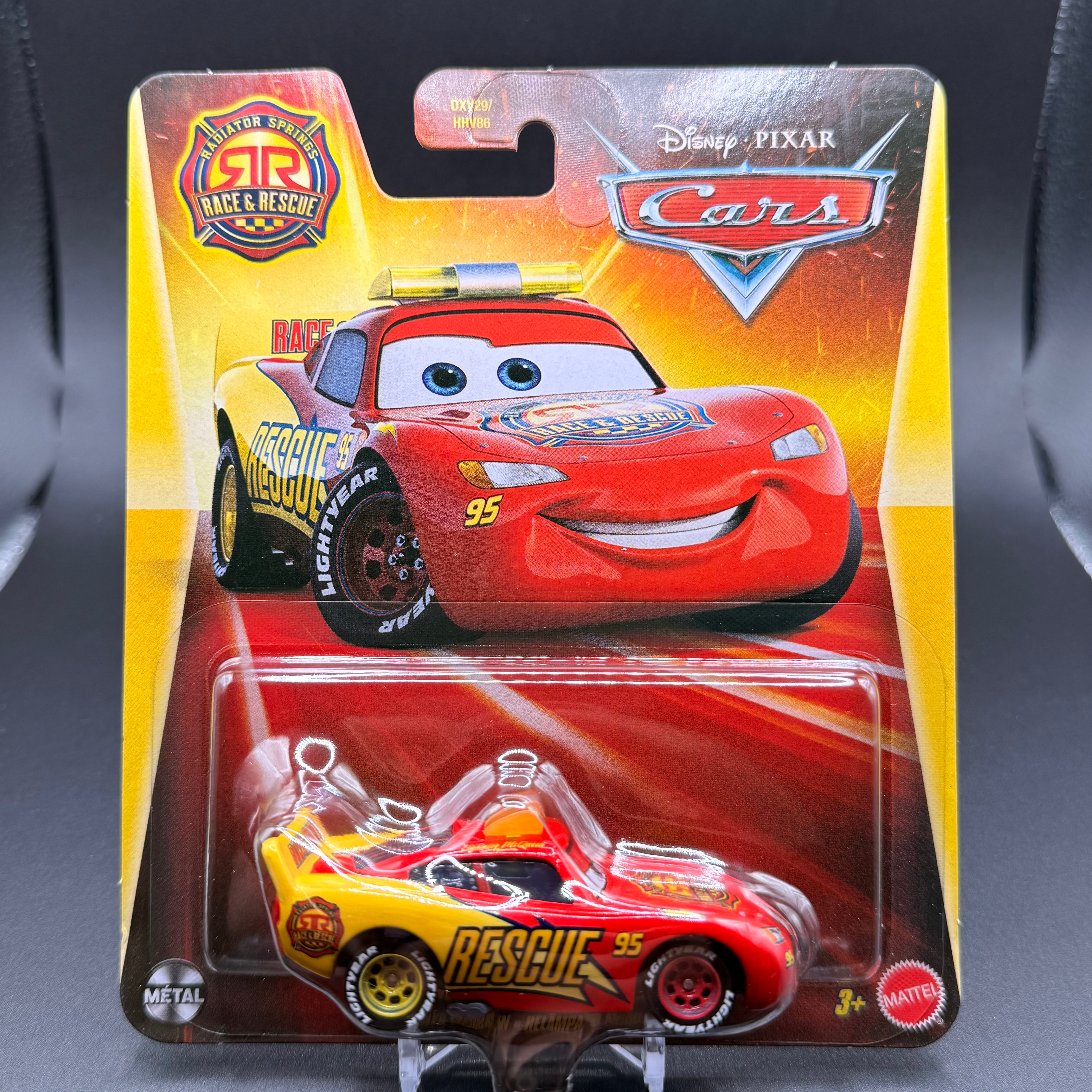 Disney Pixar Cars Diecast Race & Rescue Movie Lightning McQueen Car