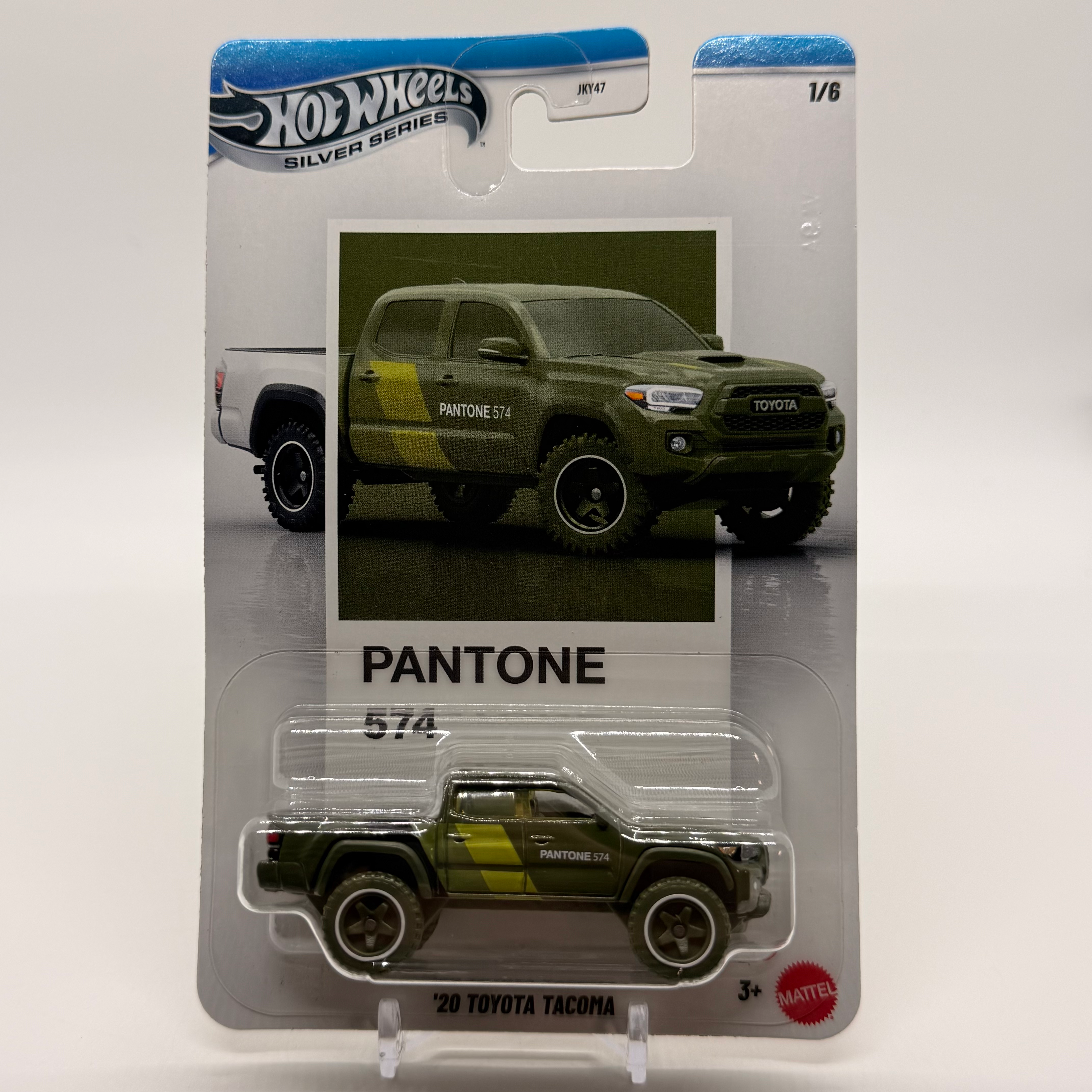 2020 Toyota Tacoma Hot Wheels Silver Series Pantone