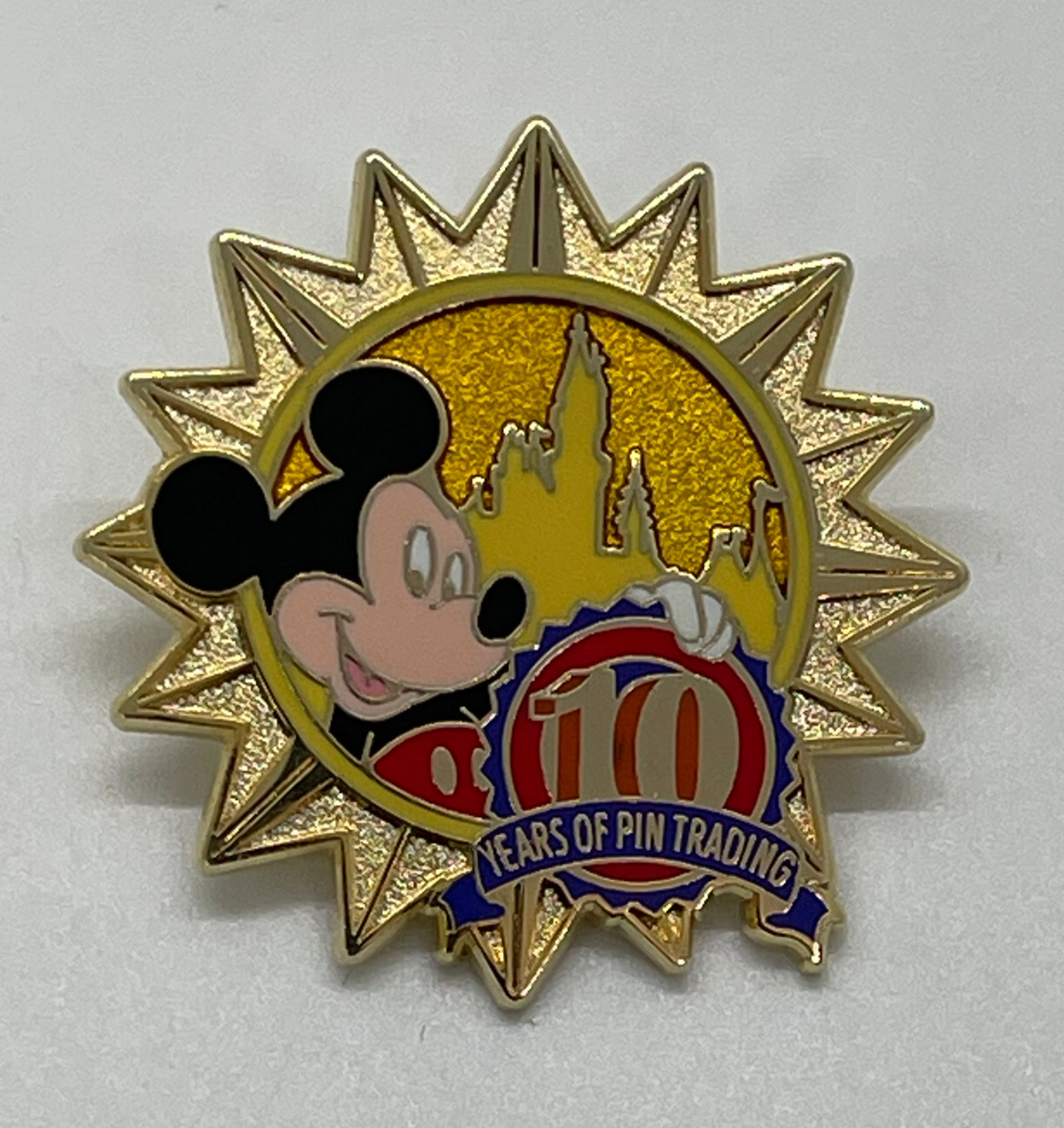 2010 DLR - 10th Anniversary of Pin Trading - Mickey Mouse FIRST RELEASE Pin