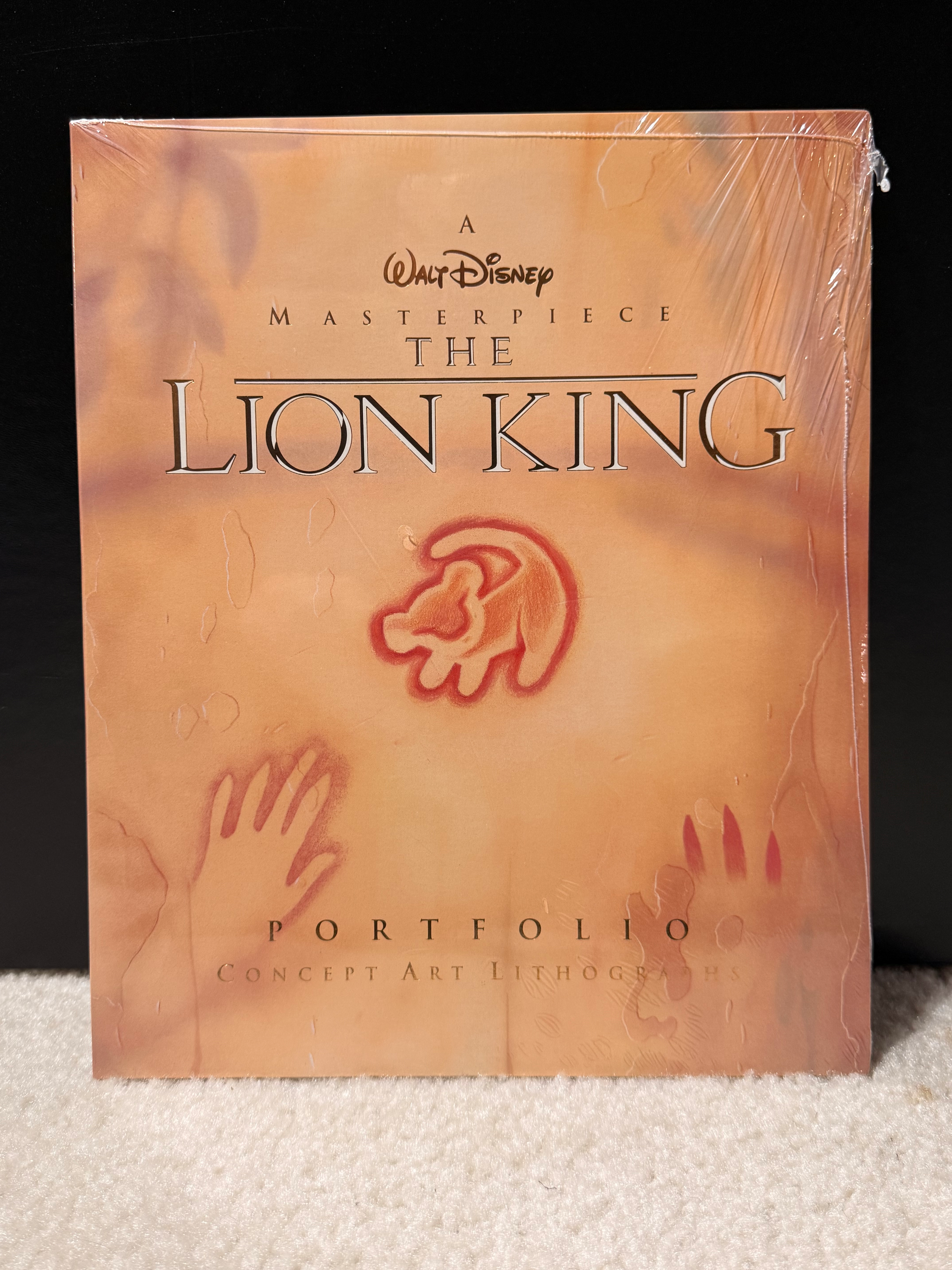2011 Disney The Lion King Concept Art Lithograph Portfolio New Sealed