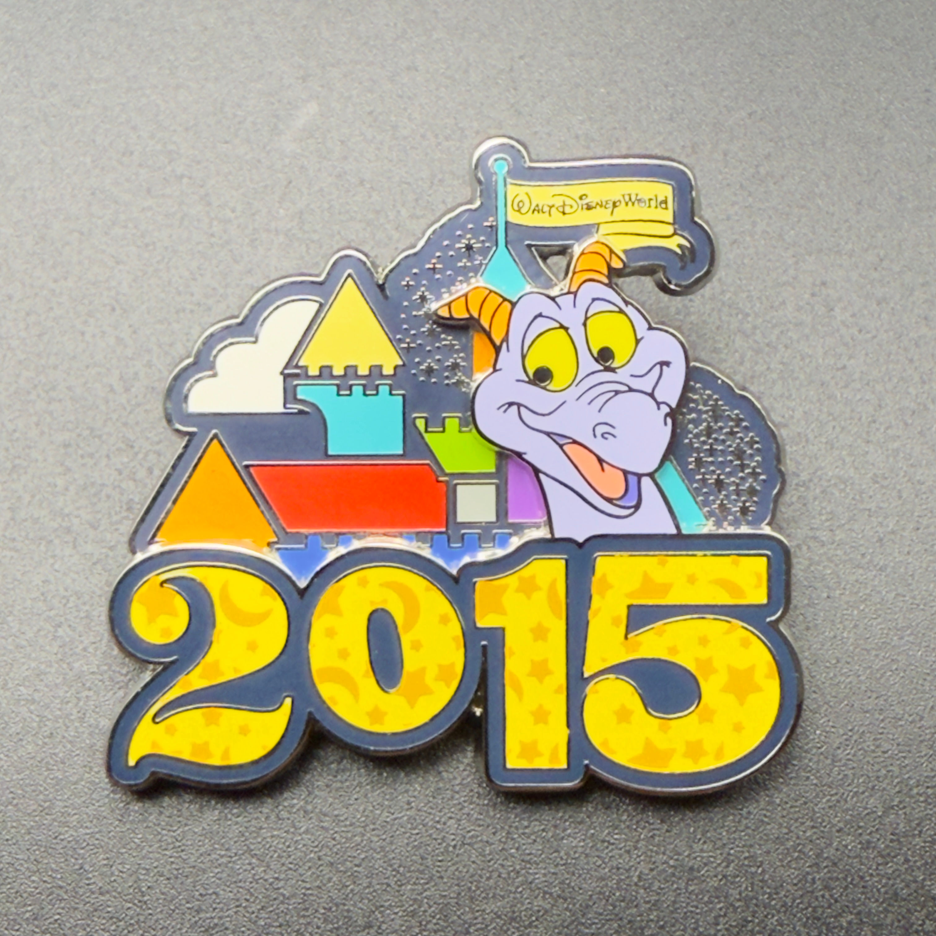 2015 Disney Walt Disney World Figment Castle Dated Pin