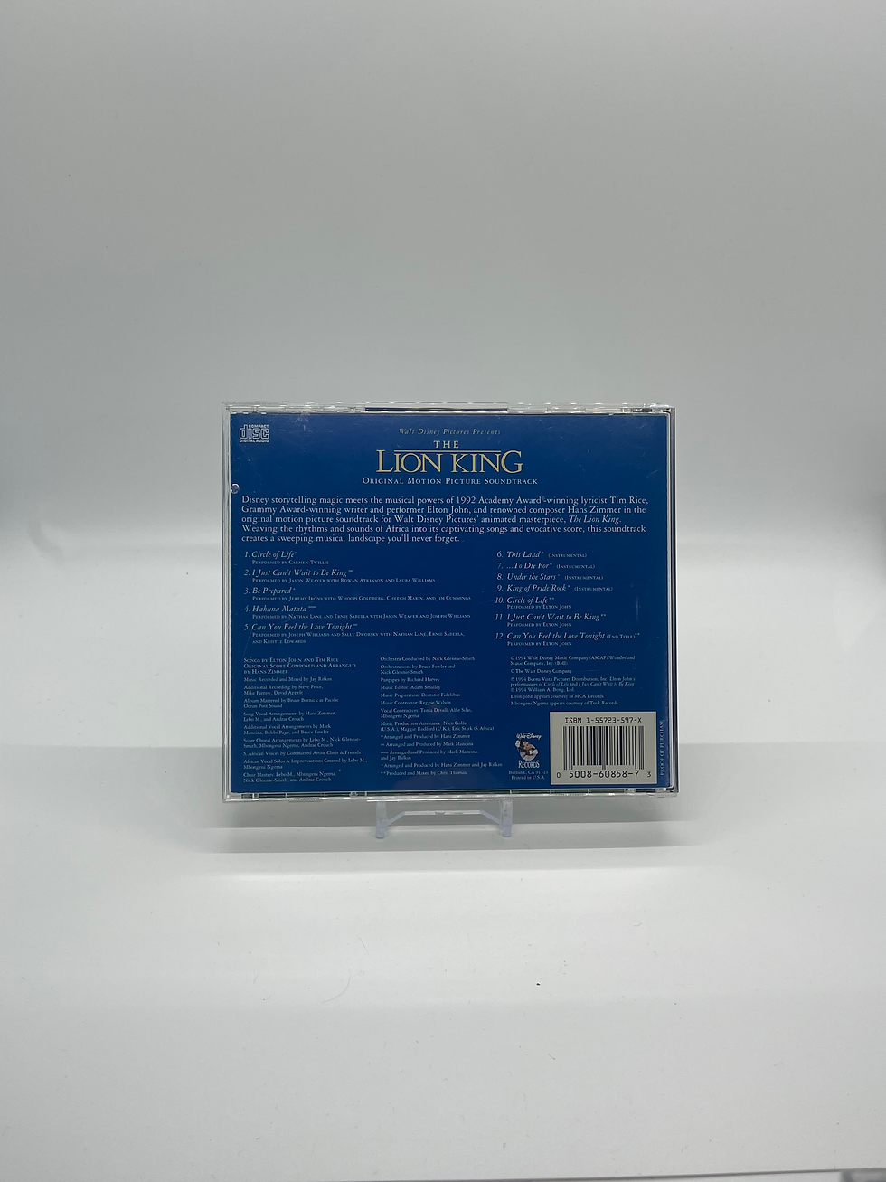 Thumbnail: Disney's The Lion King Original Motion Picture Soundtrack