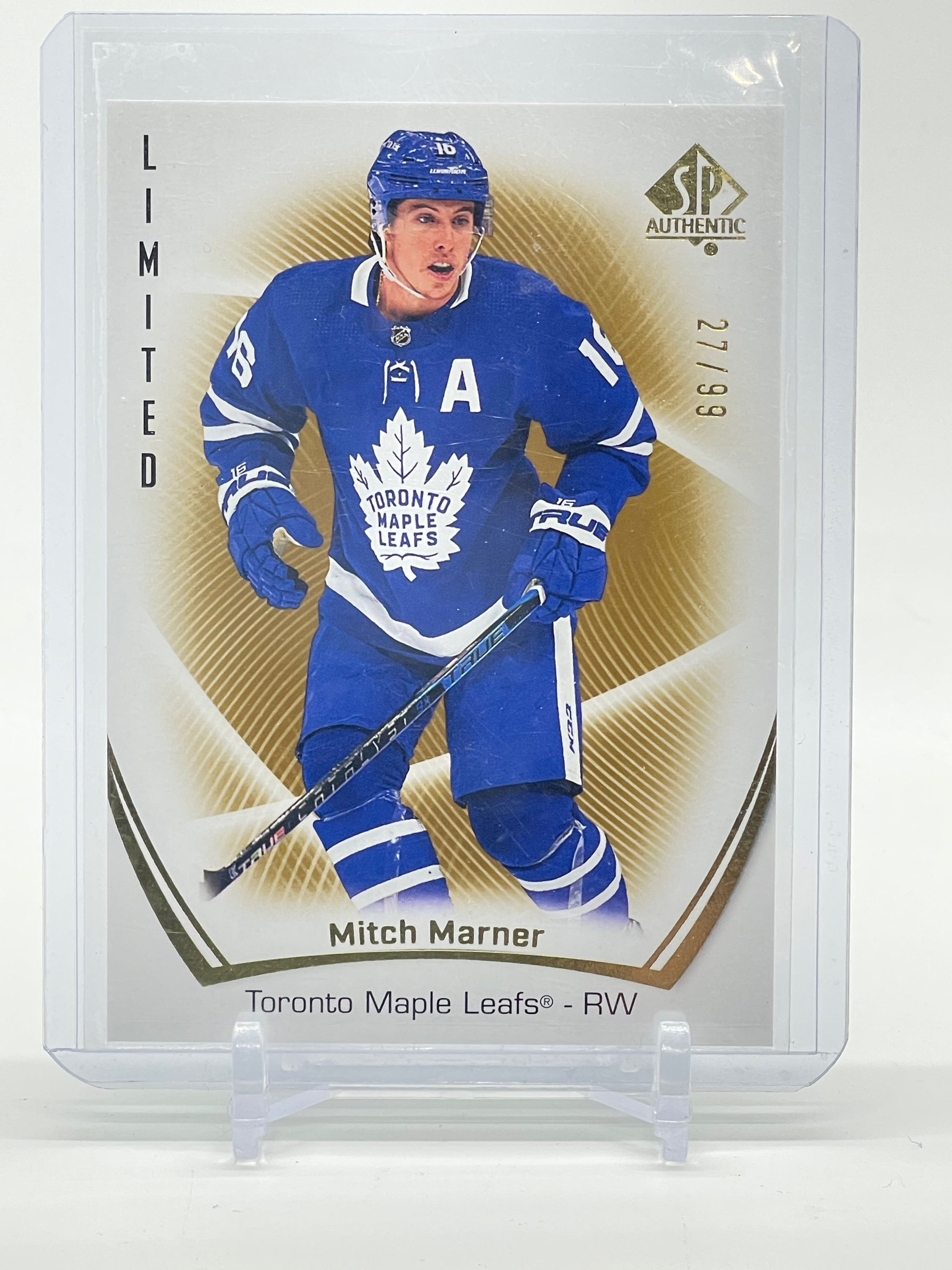 2021-22 SP Authentic Limited #95 Mitch Marner /99
