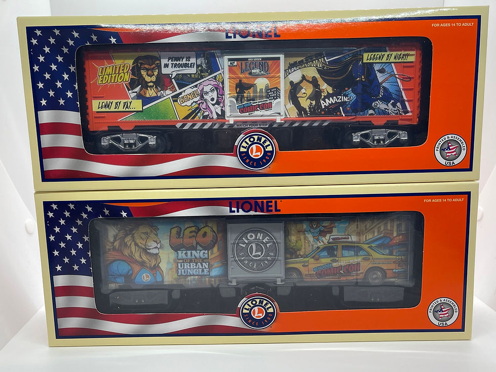 Thumbnail: 2024 NYCC Lionel Exclusive Lenny the Lion Box Car Set