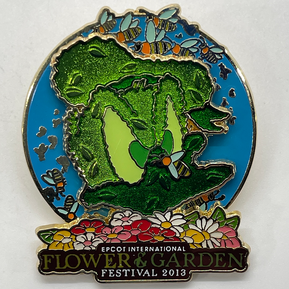 Thumbnail: 2013 Disney Epcot Flower Garden Festival Donald Duck with Bees Passholder Pin
