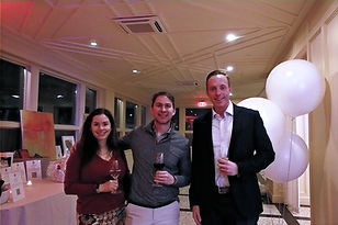 Group of people attending party