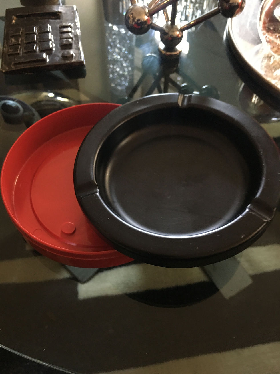 Miniature : Cendrier rouge 1970 Design Rexité